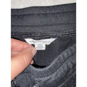 American Eagle Joggers Black Sweatpants Small Pockets Women thumbnail 4