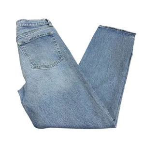 GAP Cheeky High Rise Straight Leg Jeans Women's 6/28 Light Wash Button Fly Ankle thumbnail 4