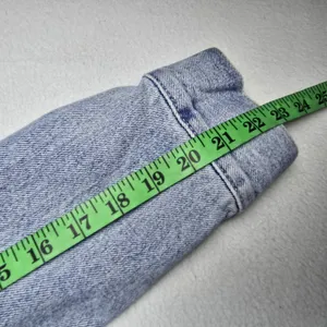 Abercrombie & Fitch Ombre Denim Trucker Jacket Blue‎ Gradient Womens Small thumbnail 9