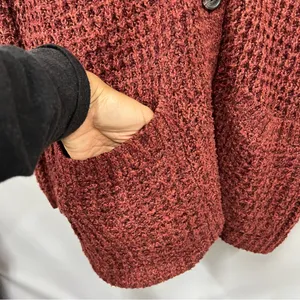 American Eagle Outfitters medium Button Front Waffle Knit Cardigan w/pockets thumbnail 10