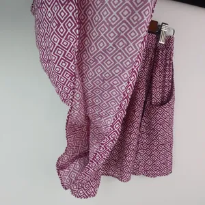 Old Navy M Cranberry White Diamonds Running Shorts thumbnail 6