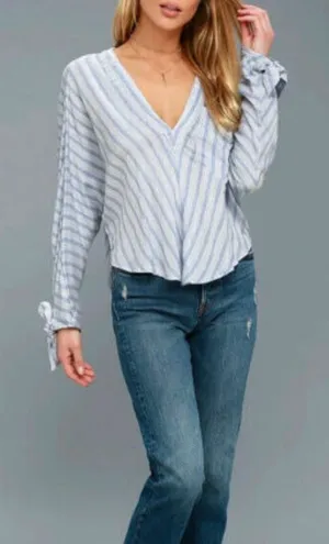 Free People Morning Striped Dolman Top D5* thumbnail 1