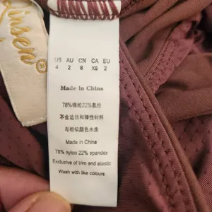 Qinsen Elegant Burgundy Sleeveless Dress. thumbnail 3