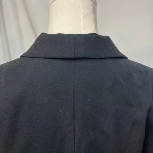 Vintage 80's Evan Picone Worsted Wool‎ Black SIngle Button Blazer Womens 10/12 thumbnail 10