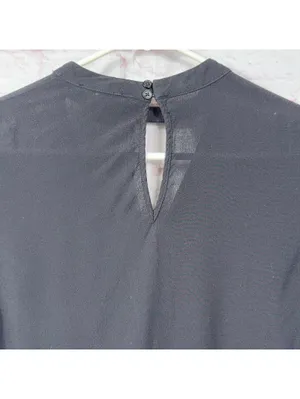Forever 21 Medium Black Long Sleeve Blouse thumbnail 6