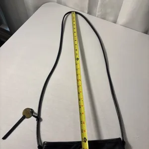 Margot‎ New York Womens Crossbody Purse Black Leather Zip Top Turn Lock Pocket thumbnail 12