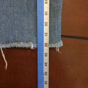 Levi’s Wedgie Straight Jeans 27 button fly raw hem thumbnail 4