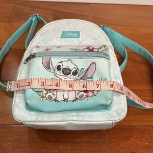 Loungefly Disney Lilo And Stitch Hibiscus Flowers‎ Sketch Mini Backpack thumbnail 9