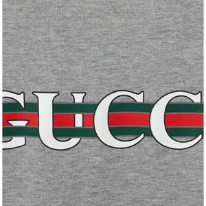 GUCCI logo web stripe printed tee shirt top thumbnail 5