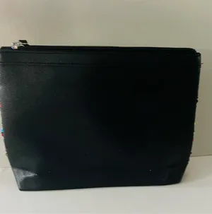 Victoria's Secret Rainbow Sequin Bag Makeup Clutch Purse Zippered Closure thumbnail 3