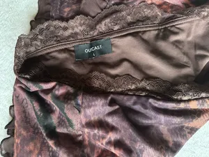 Outcast Clothing Natalie Mini Skirt Mauve Leopardo thumbnail 8