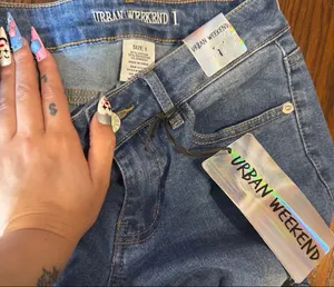 Butterfly flare jeans Blue Size XXS thumbnail 3