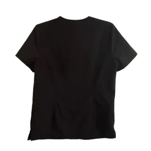 FIGS Casma Pocket Scrub Top Black Large V-Neck Technical Collection Women's Sm thumbnail 3