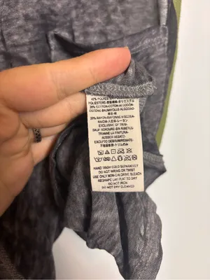 Free People FP Movement Performance Gray Green Trim AXL Yoga Tank thumbnail 8