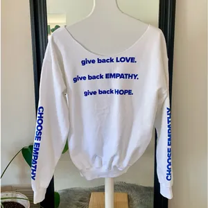Give Back Love Give Back Empathy Give Back Hope Choose Empathy Sweatshirt thumbnail 1