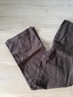 Olivaceous Brown Linen Casual Pants thumbnail 3