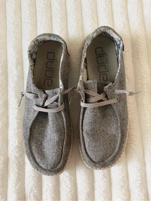 Hey Dude Casual Slip-On Shoes in Heather Taupe thumbnail 2