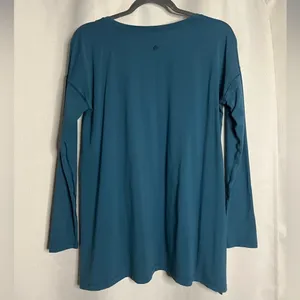 Lululemon Hit Unwind Long Sleeve Shirt in Tomic Teal 4 thumbnail 5