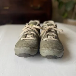 Ahnu Numentum Women Olive Green Mesh Suede Hiking Shoes Vibram Sole 1019233 Sz 8 thumbnail 11