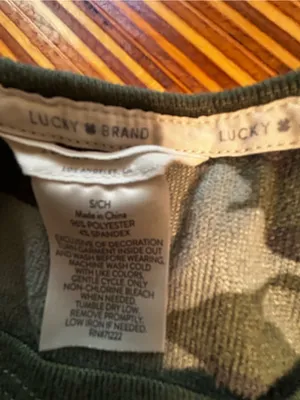 Lucky Brand Green Camo Short Sleeve Tee thumbnail 6