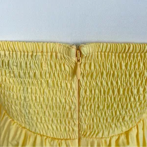 Lusana Freddie Pintuck Mini Dress in Honeycomb NWT Women Dress Size Small thumbnail 7