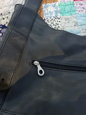 Black Relic Shoulder Bag Leather thumbnail 3