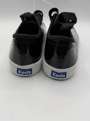 Keds Triple Kick Platform Sneakers Womens 7 Black Patent Ribbon Lace NWOB thumbnail 4