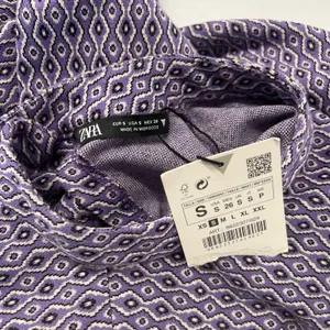 Zara Shift Dress Womens‎ Small Purple Stretch Geometric Cutout Back Cinched Side thumbnail 9