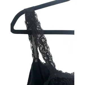 White‎ House Black Market WHBM Velvet Floral Tank Large Lace Whimsigoth Grunge thumbnail 4