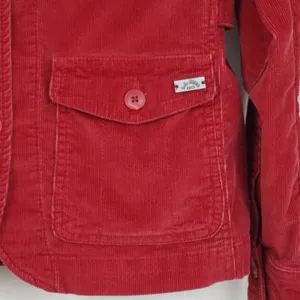 LL Bean Shooting Styled Red Corduroy Jacket XS thumbnail 6
