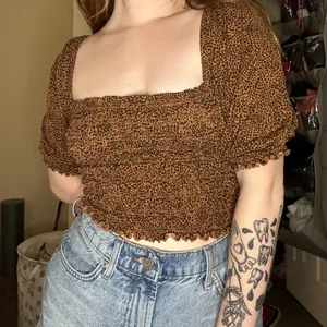 Urban Outfitters Boho Ruched Top thumbnail 1
