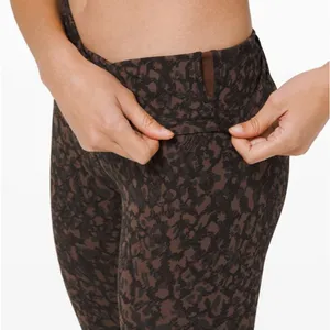 Lululemon Align Pants II 25" Wild Thing Camo Brown Earth Multi Yoga Size 4 thumbnail 8