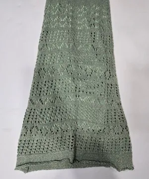 SNDYS x REVOLVE Strapless Crochet Maxi Dress in Green Shimmer thumbnail 4