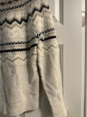 Loft Fair Isle Cowl Neck Sweater thumbnail 2