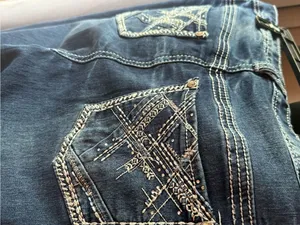 Amethyst embellished bootcut jeans 14 thumbnail 5