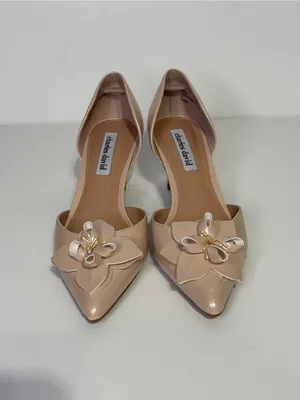 Charles David Apron Pump Shoes Sz 7.5 thumbnail 3