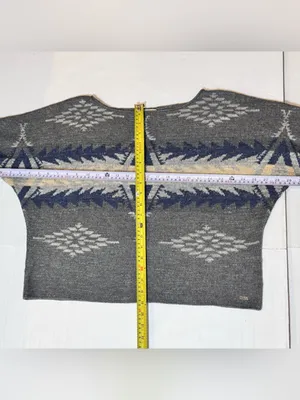 Denim & Supply Ralph Lauren Sweater S Southwestern Aztec Dolman Cotton Oversized thumbnail 11