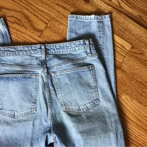 Zara Classic Blue Denim Jeans thumbnail 8