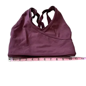 Gymshark Women's XS Purple Crossover Sports Bra Yoga Gym Activewear thumbnail 4