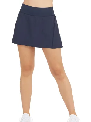 Spanx Get Moving Skort Navy Blue Womens Size L thumbnail 2