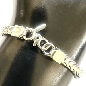 Monet silver tone vintage bracelet thumbnail 7