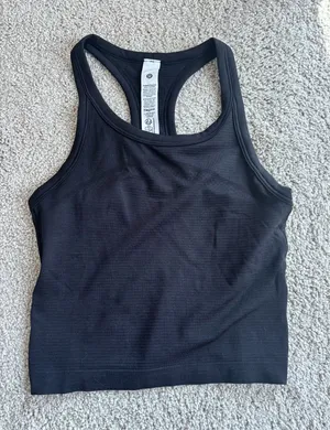 Swiftly Tech Cropped Racerback Lululemon Tank Top thumbnail 1