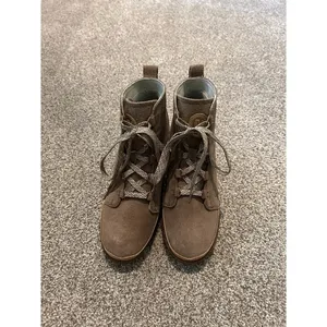 Merrell Tremblant Womens 7.5 Brown Leather Lace Up Wedge minimalist‎ Ankle Boots thumbnail 3