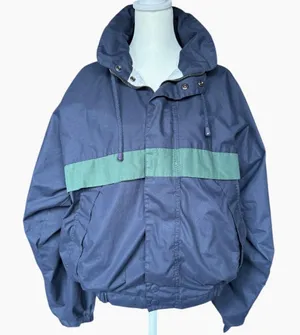 Vintage 90s Jacket Sz‎ S Blue thumbnail 1