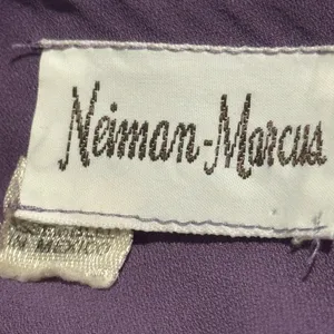 Vintage Neiman-Marcus Lavender Beaded Embroidered Midi Dress Women’s Size Large thumbnail 4