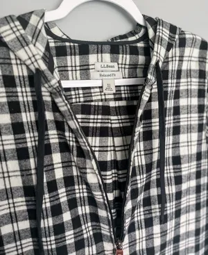 L.L.Bean Plaid Zip Up thumbnail 7