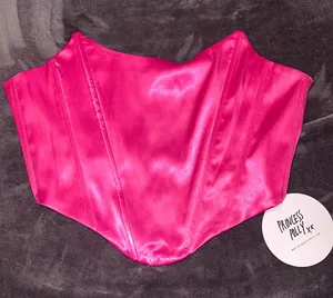 Princess Polly Pink  Strapless Top NWT thumbnail 1