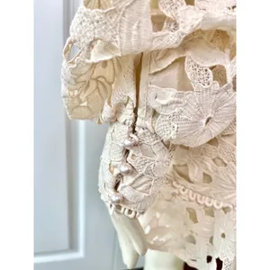 Red Dress Boutique Just Me Ivory Scallop Lace Dress thumbnail 8