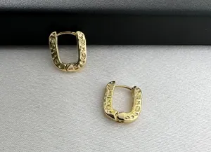 Small Geometric Square Hoop Earrings for Women thumbnail 3
