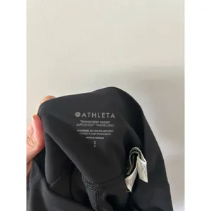 Athleta Transcend Black Ruched Athletisure Sporty Skort Size S thumbnail 4